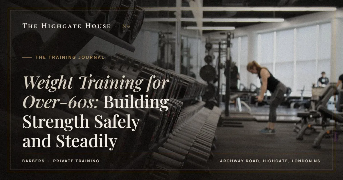Weight Training for Over-60s: Building Strength Safely and Steadily - The Training Journal, The Highgate House, Highgate N6