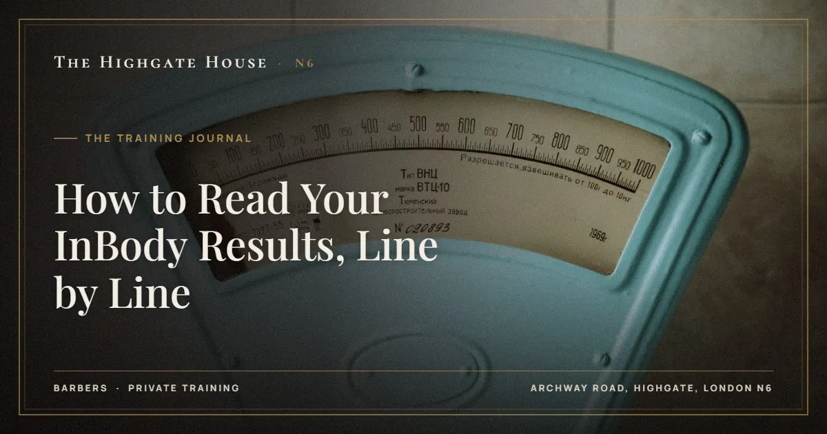 How to Read Your InBody Results, Line by Line - The Training Journal, The Highgate House, Highgate N6