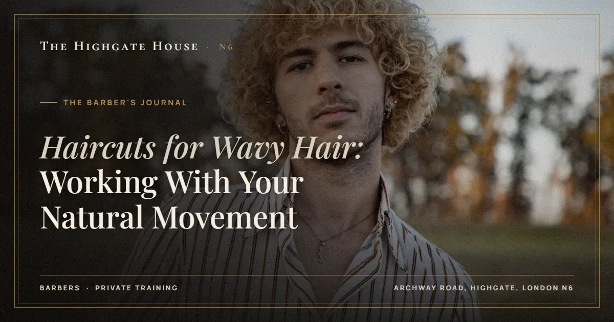 Haircuts for Wavy Hair: Working With Your Natural Movement - The Barber's Journal, The Highgate House, Highgate N6