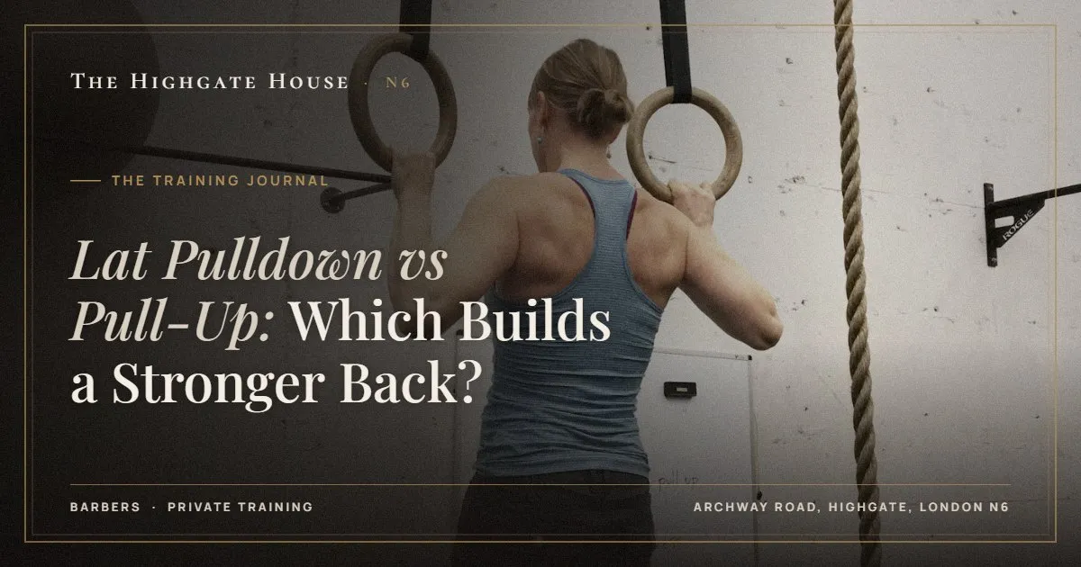 Lat Pulldown vs Pull-Up: Which Builds a Stronger Back? - The Training Journal, The Highgate House, Highgate N6