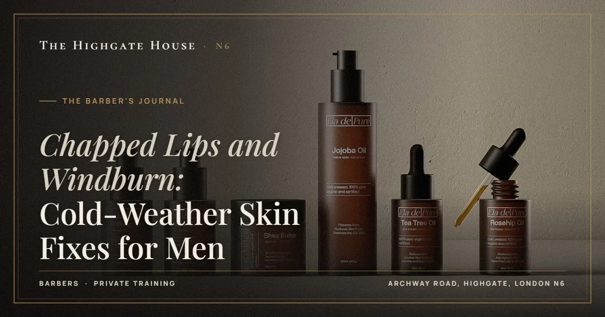 Chapped Lips and Windburn: Cold-Weather Skin Fixes for Men - The Barber's Journal, The Highgate House, Highgate N6