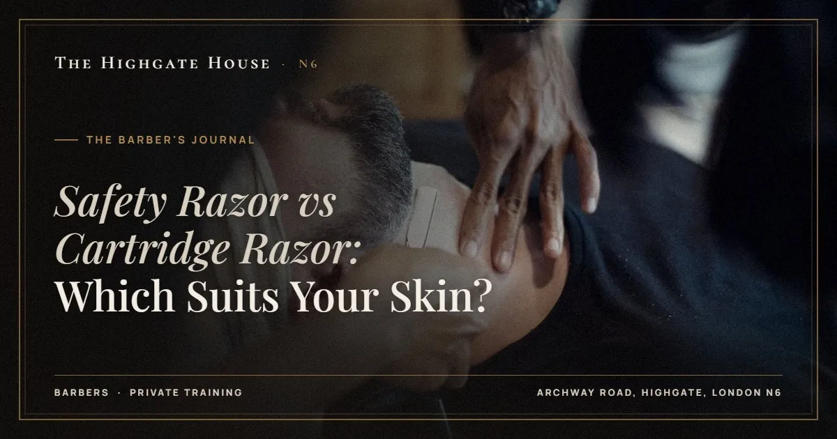 Safety Razor vs Cartridge Razor: Which Suits Your Skin? - The Barber's Journal, The Highgate House, Highgate N6