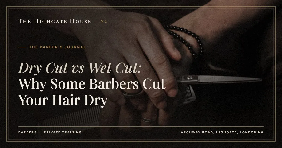 Dry Cut vs Wet Cut: Why Some Barbers Cut Your Hair Dry - The Barber's Journal, The Highgate House, Highgate N6