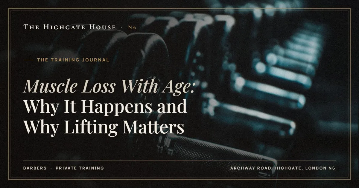 Muscle Loss With Age: Why It Happens and Why Lifting Matters - The Training Journal, The Highgate House, Highgate N6