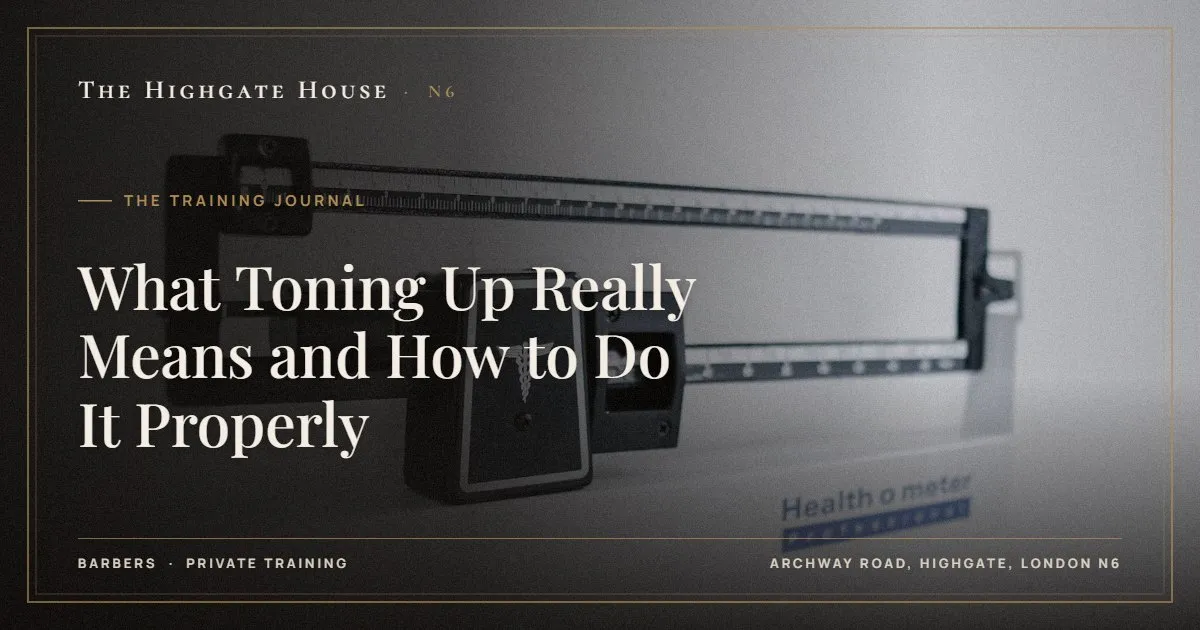 What Toning Up Really Means and How to Do It Properly - The Training Journal, The Highgate House, Highgate N6