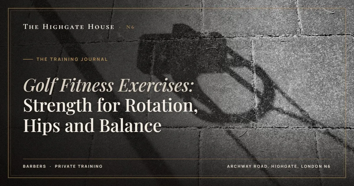 Golf Fitness Exercises: Strength for Rotation, Hips and Balance - The Training Journal, The Highgate House, Highgate N6