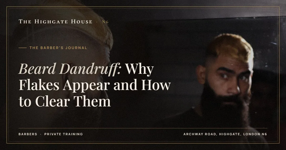 Beard Dandruff: Why Flakes Appear and How to Clear Them - The Barber's Journal, The Highgate House, Highgate N6