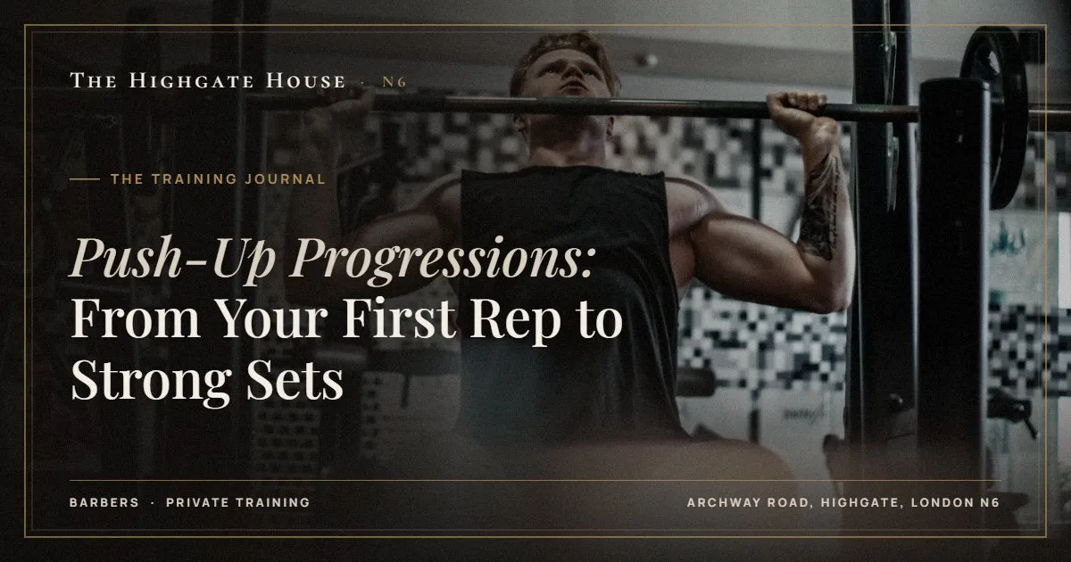 Push-Up Progressions: From Your First Rep to Strong Sets - The Training Journal, The Highgate House, Highgate N6