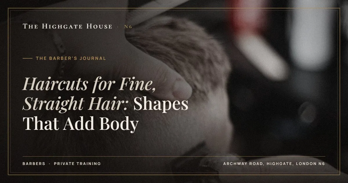 Haircuts for Fine, Straight Hair: Shapes That Add Body - The Barber's Journal, The Highgate House, Highgate N6