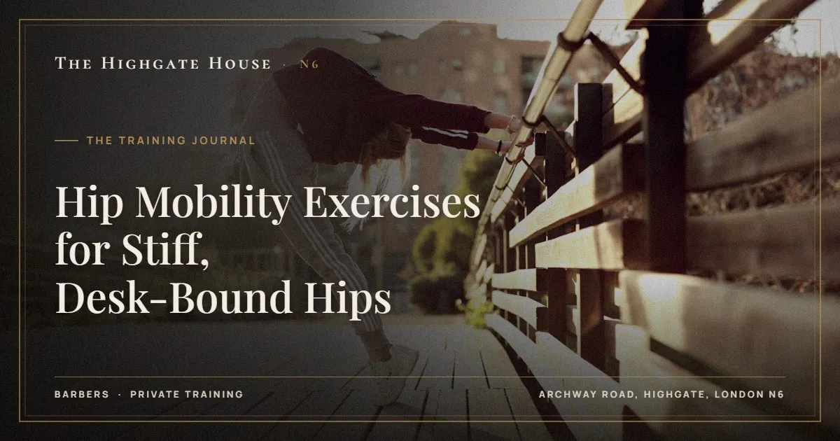 Hip Mobility Exercises for Stiff, Desk-Bound Hips - The Training Journal, The Highgate House, Highgate N6