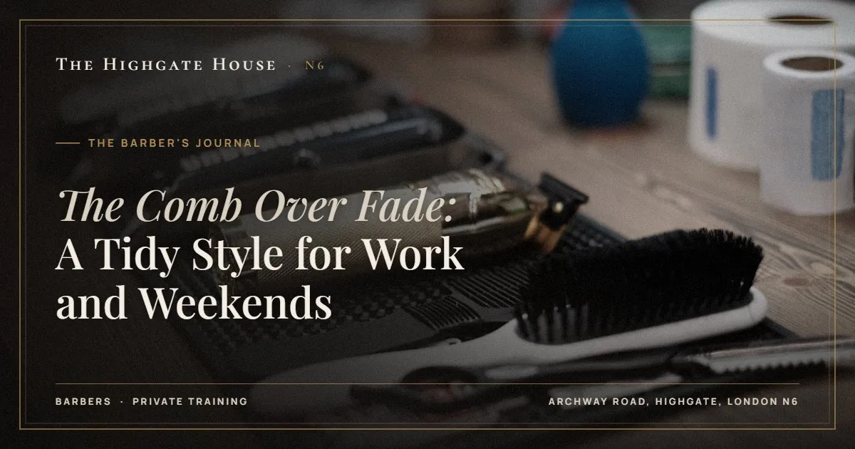 The Comb Over Fade: A Tidy Style for Work and Weekends - The Barber's Journal, The Highgate House, Highgate N6