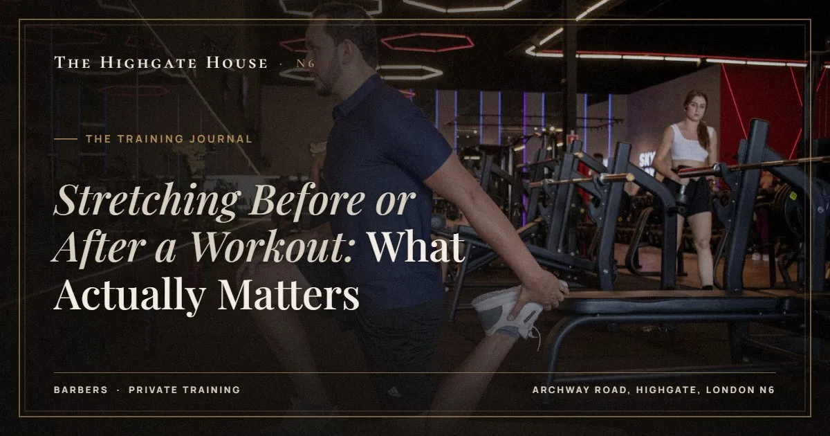 Stretching Before or After a Workout: What Actually Matters - The Training Journal, The Highgate House, Highgate N6