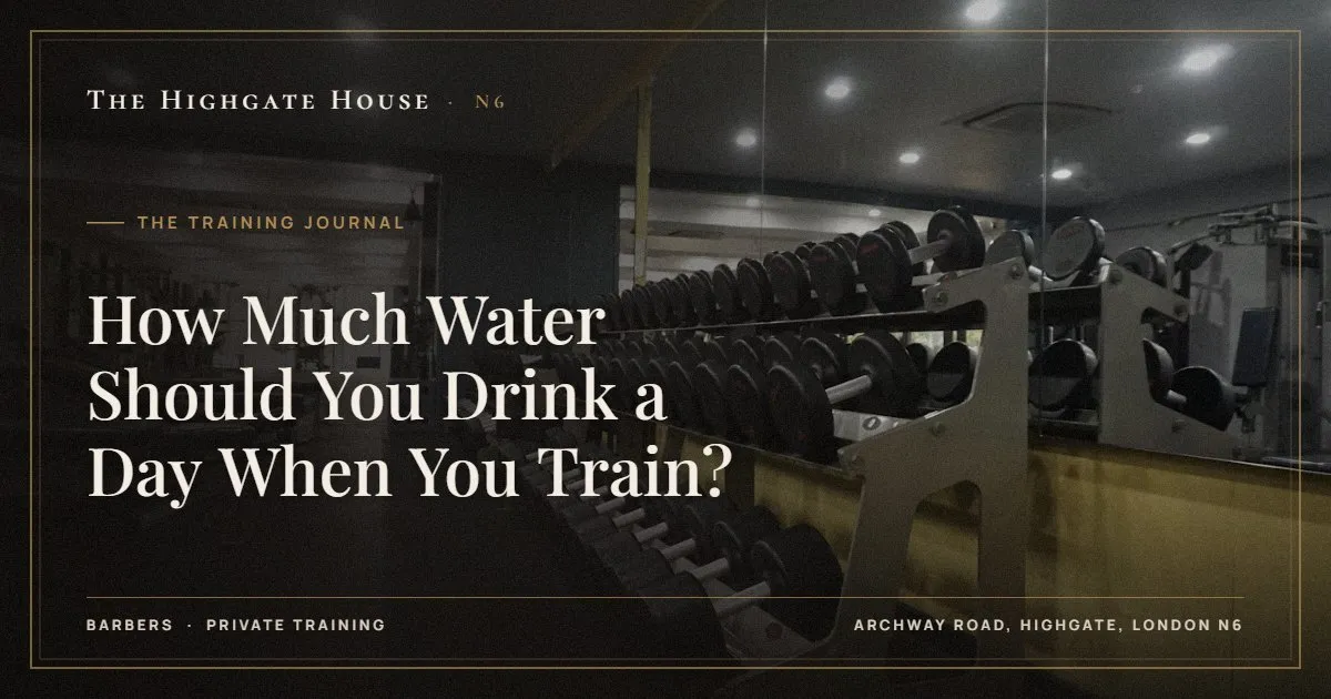 How Much Water Should You Drink a Day When You Train? - The Training Journal, The Highgate House, Highgate N6
