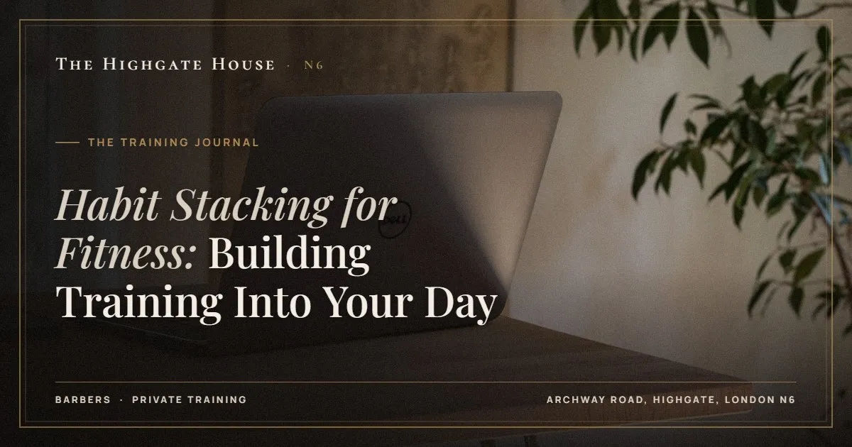 Habit Stacking for Fitness: Building Training Into Your Day - The Training Journal, The Highgate House, Highgate N6