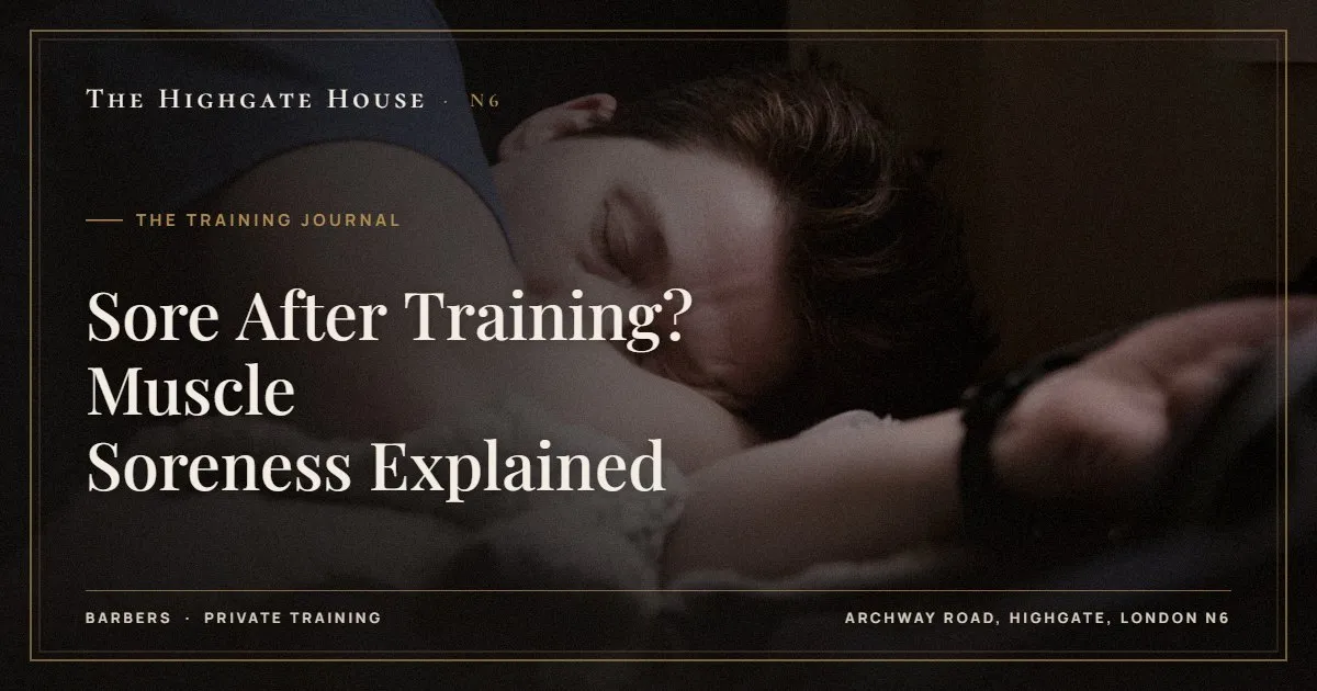 Sore After Training? Muscle Soreness Explained - The Training Journal, The Highgate House, Highgate N6