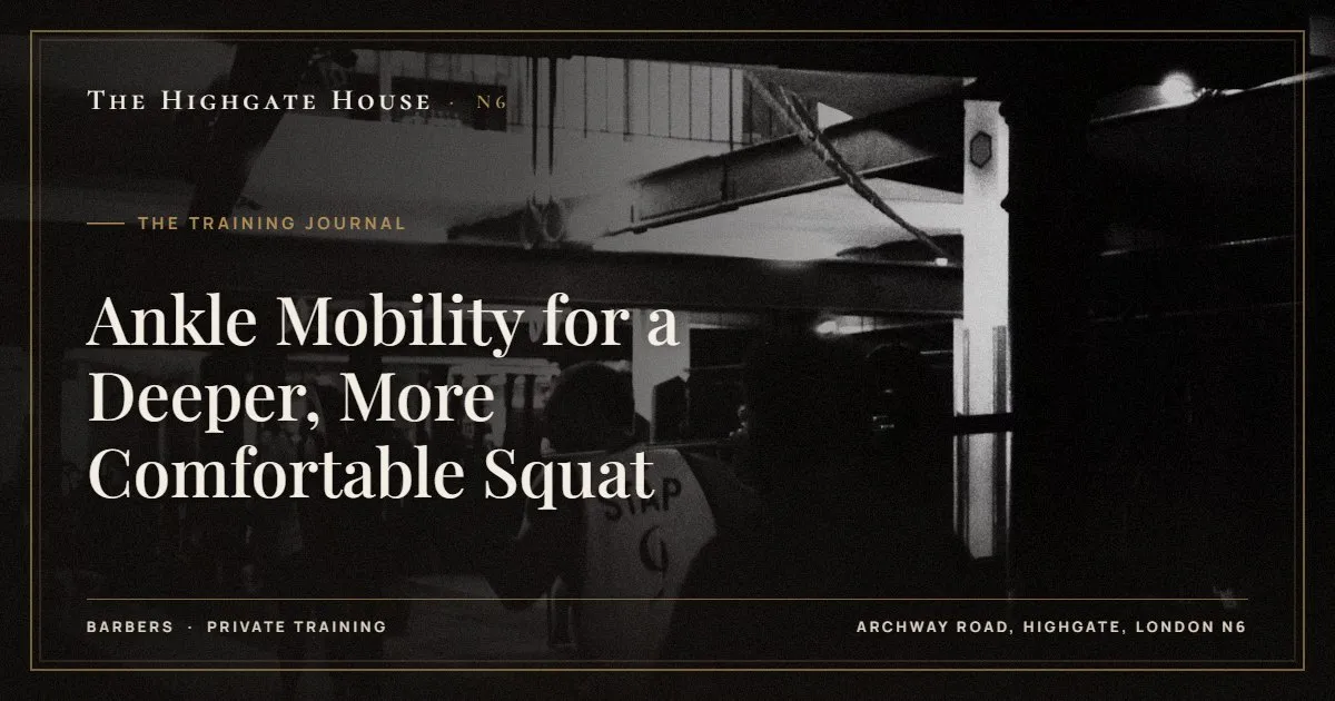 Ankle Mobility for a Deeper, More Comfortable Squat - The Training Journal, The Highgate House, Highgate N6
