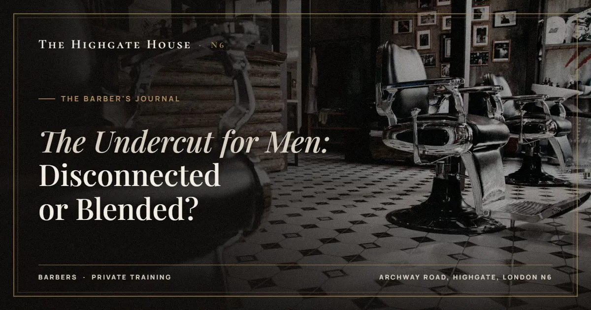 The Undercut for Men: Disconnected or Blended? - The Barber's Journal, The Highgate House, Highgate N6