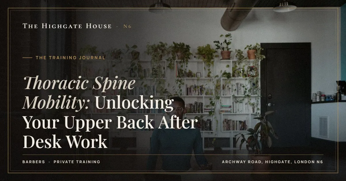Thoracic Spine Mobility: Unlocking Your Upper Back After Desk Work - The Training Journal, The Highgate House, Highgate N6