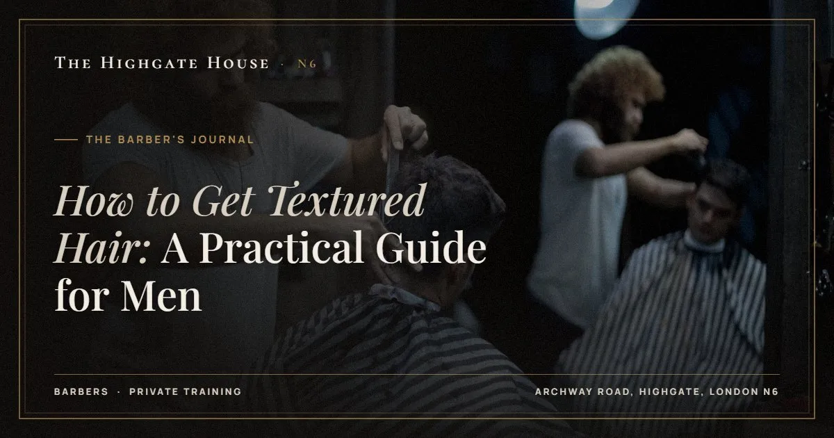 How to Get Textured Hair: A Practical Guide for Men - The Barber's Journal, The Highgate House, Highgate N6