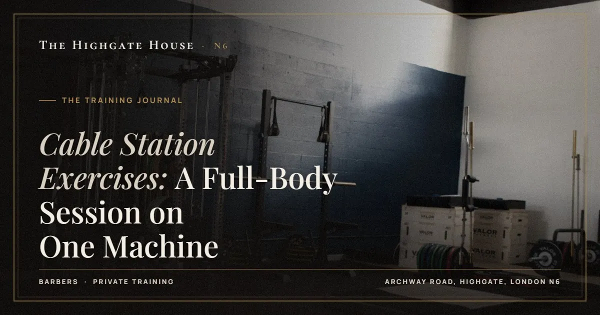Cable Station Exercises: A Full-Body Session on One Machine - The Training Journal, The Highgate House, Highgate N6