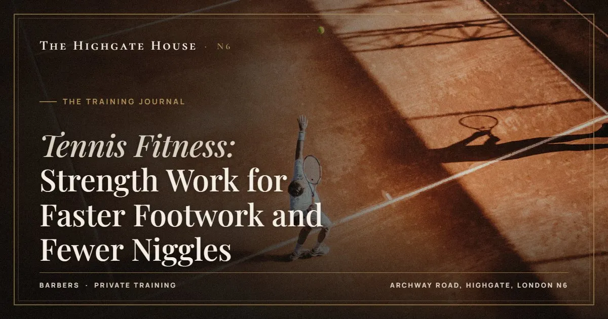 Tennis Fitness: Strength Work for Faster Footwork and Fewer Niggles - The Training Journal, The Highgate House, Highgate N6