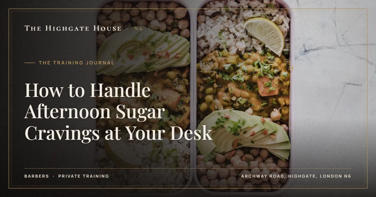 How to Handle Afternoon Sugar Cravings at Your Desk - The Training Journal, The Highgate House, Highgate N6