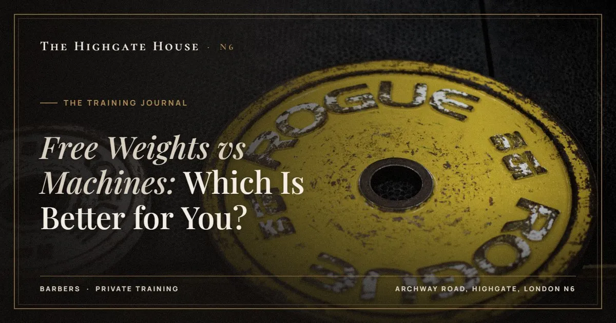 Free Weights vs Machines: Which Is Better for You? - The Training Journal, The Highgate House, Highgate N6