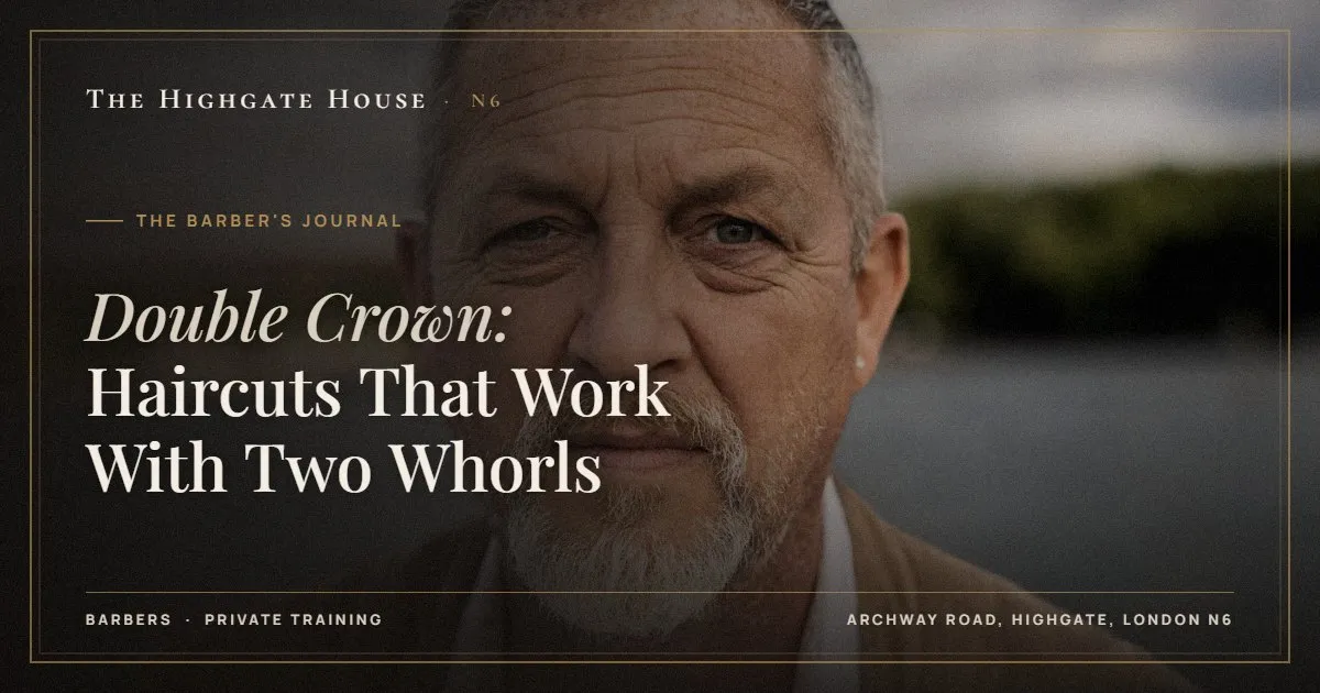 Double Crown: Haircuts That Work With Two Whorls - The Barber's Journal, The Highgate House, Highgate N6