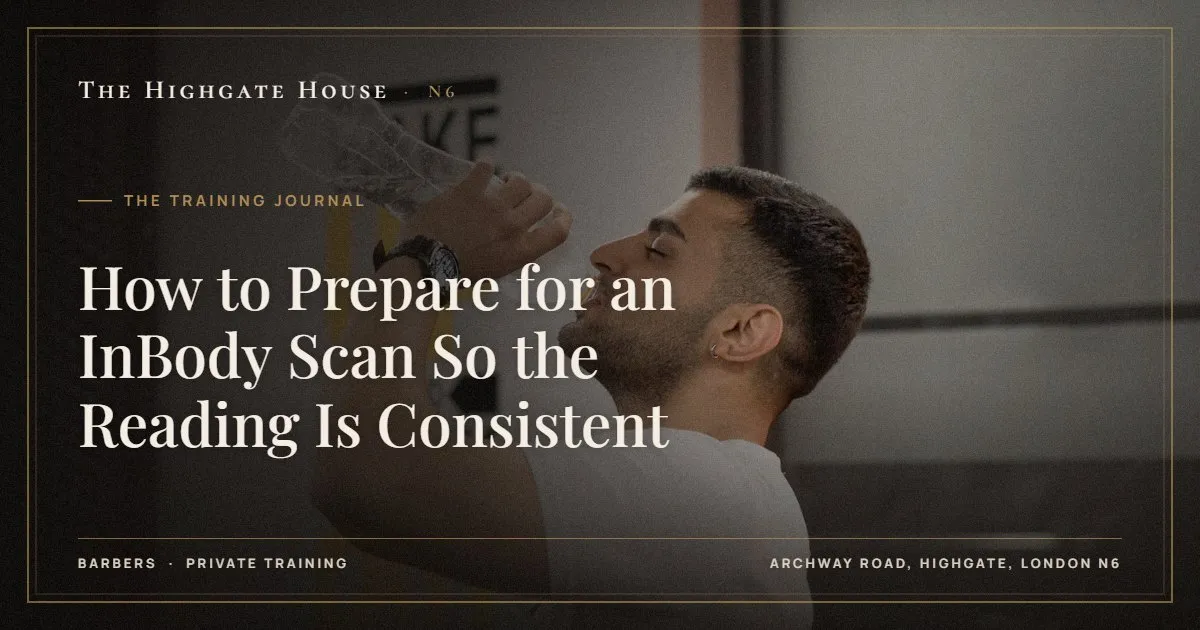 How to Prepare for an InBody Scan So the Reading Is Consistent - The Training Journal, The Highgate House, Highgate N6