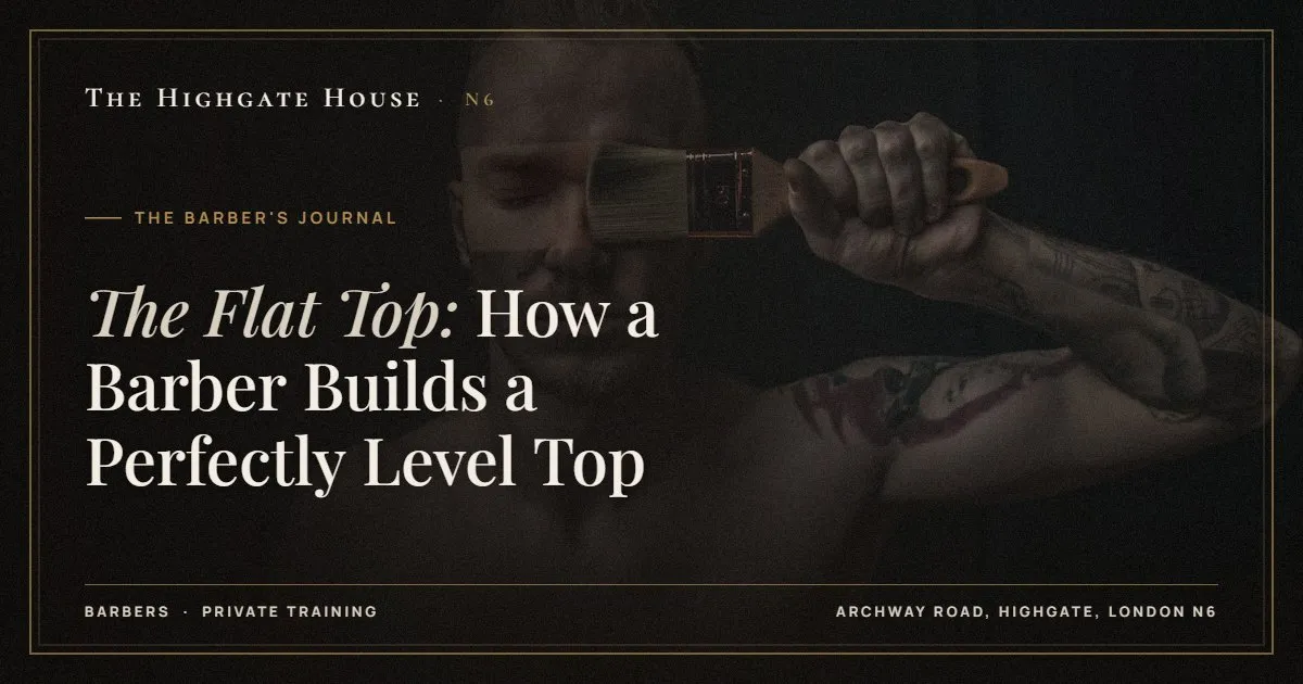 The Flat Top: How a Barber Builds a Perfectly Level Top - The Barber's Journal, The Highgate House, Highgate N6
