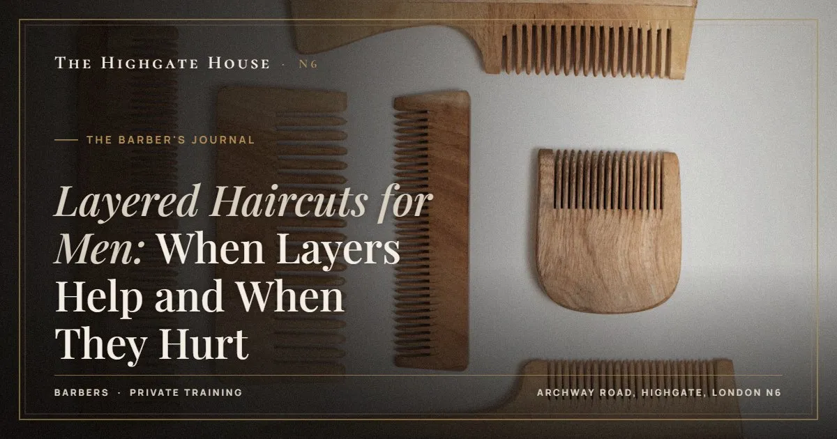 Layered Haircuts for Men: When Layers Help and When They Hurt - The Barber's Journal, The Highgate House, Highgate N6