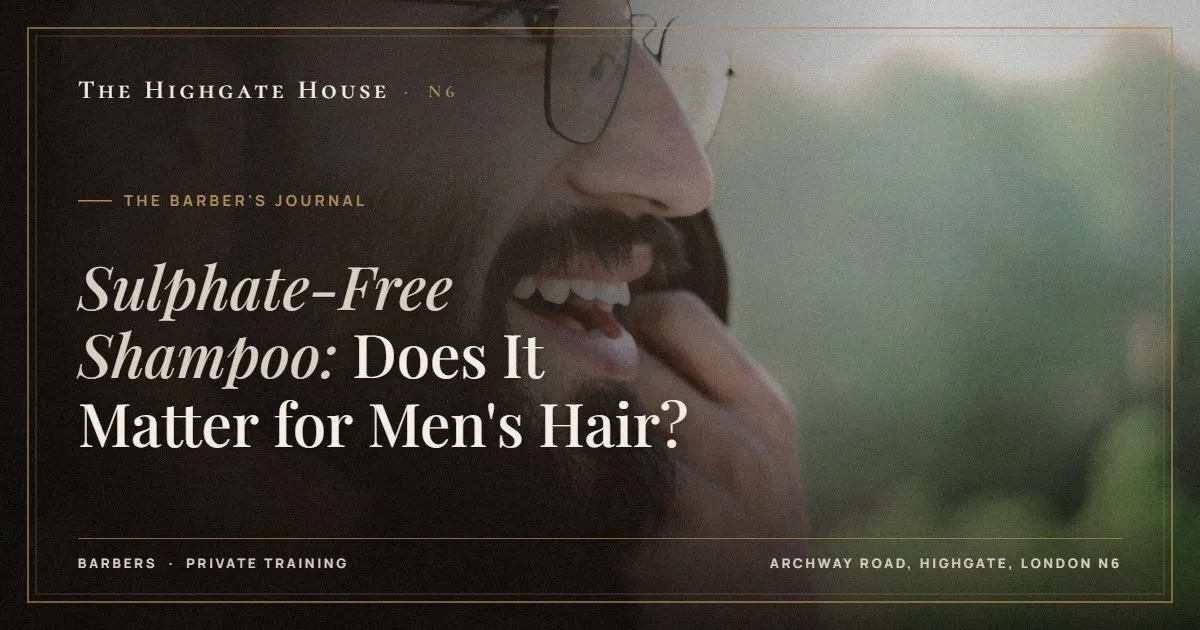 Sulphate-Free Shampoo: Does It Matter for Men's Hair? - The Barber's Journal, The Highgate House, Highgate N6