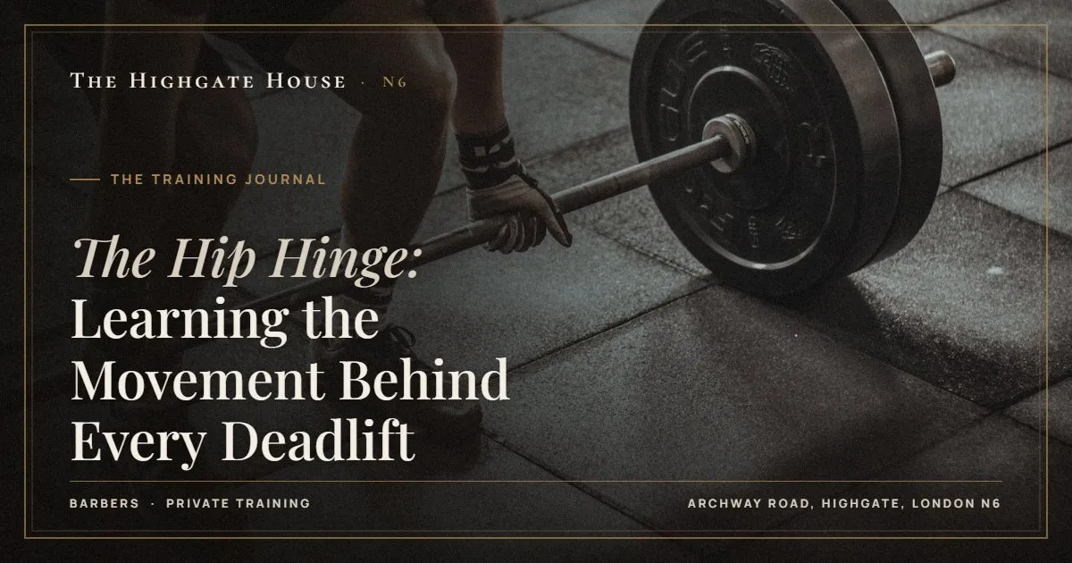 The Hip Hinge: Learning the Movement Behind Every Deadlift - The Training Journal, The Highgate House, Highgate N6