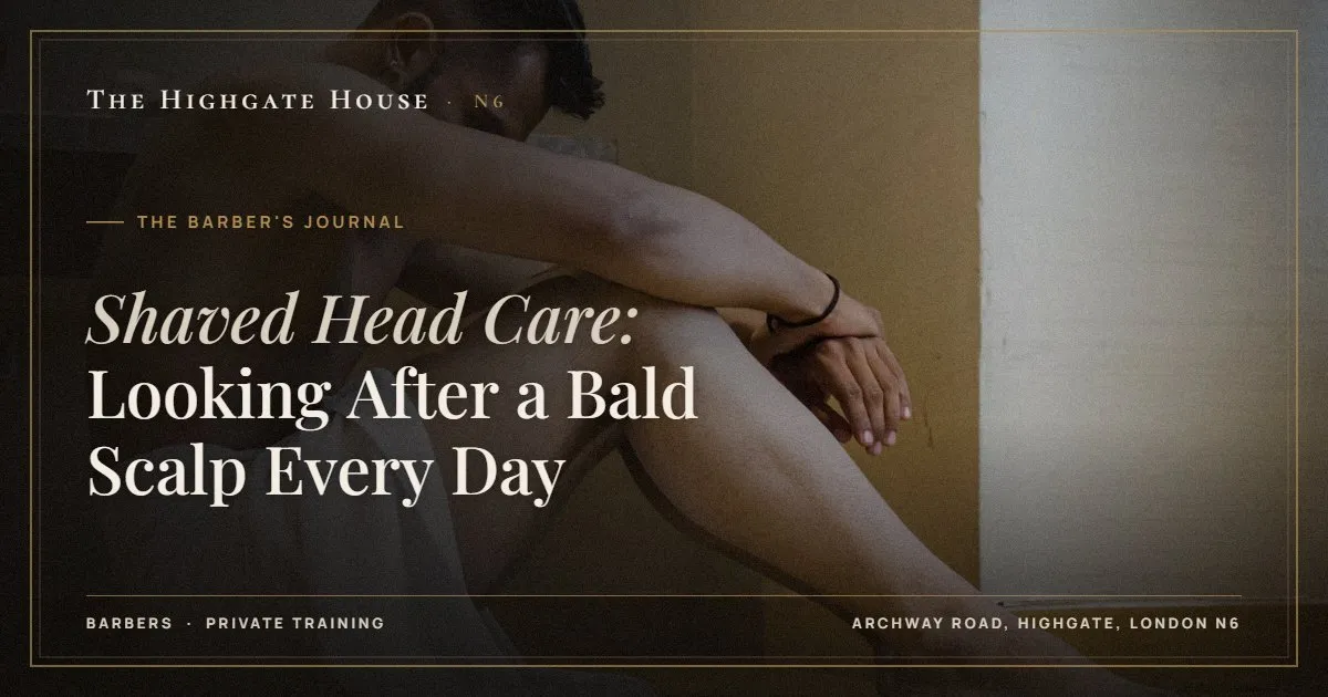 Shaved Head Care: Looking After a Bald Scalp Every Day - The Barber's Journal, The Highgate House, Highgate N6