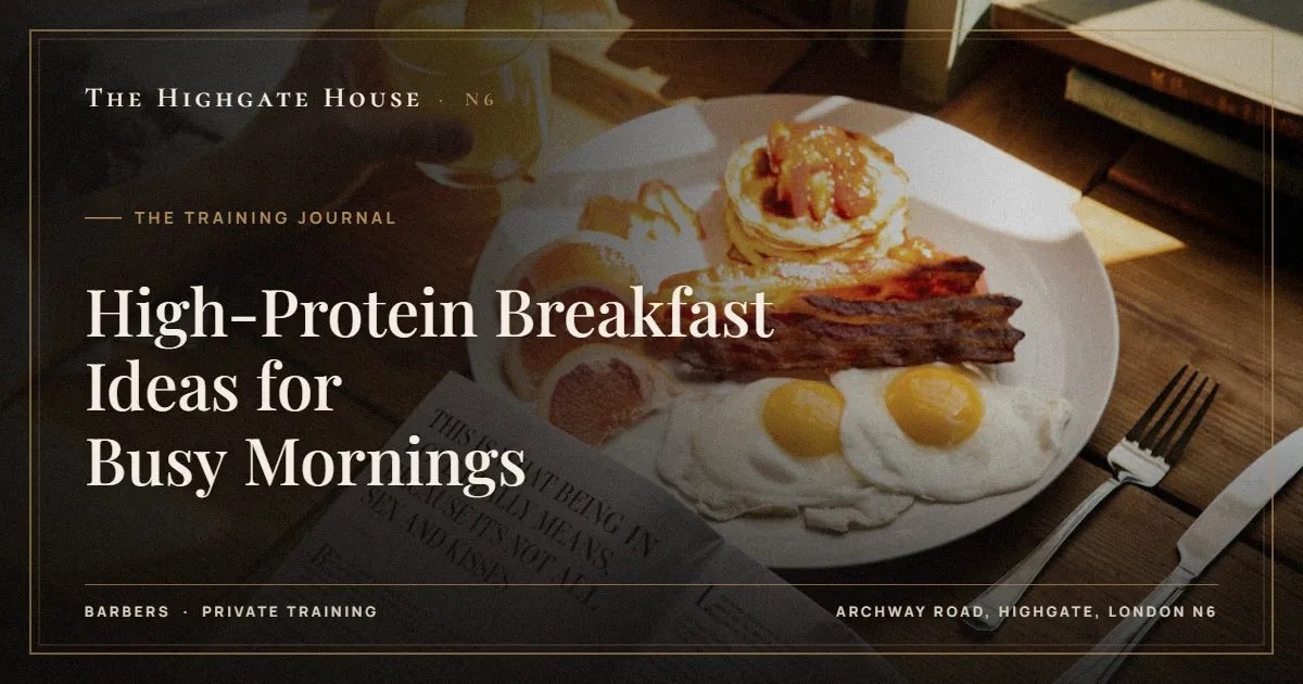 High-Protein Breakfast Ideas for Busy Mornings - The Training Journal, The Highgate House, Highgate N6