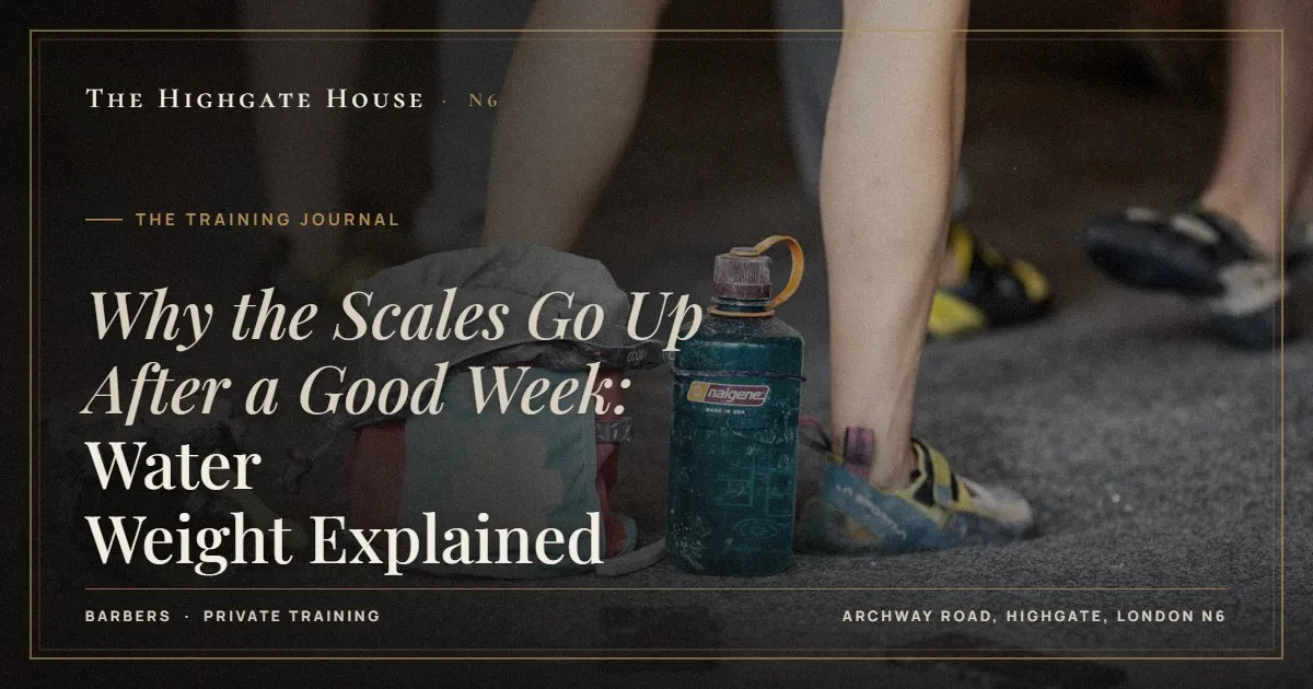 Why the Scales Go Up After a Good Week: Water Weight Explained - The Training Journal, The Highgate House, Highgate N6