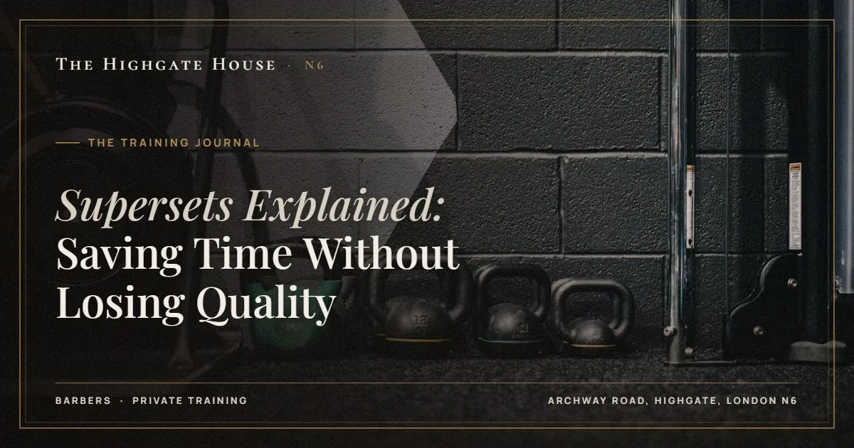 Supersets Explained: Saving Time Without Losing Quality - The Training Journal, The Highgate House, Highgate N6
