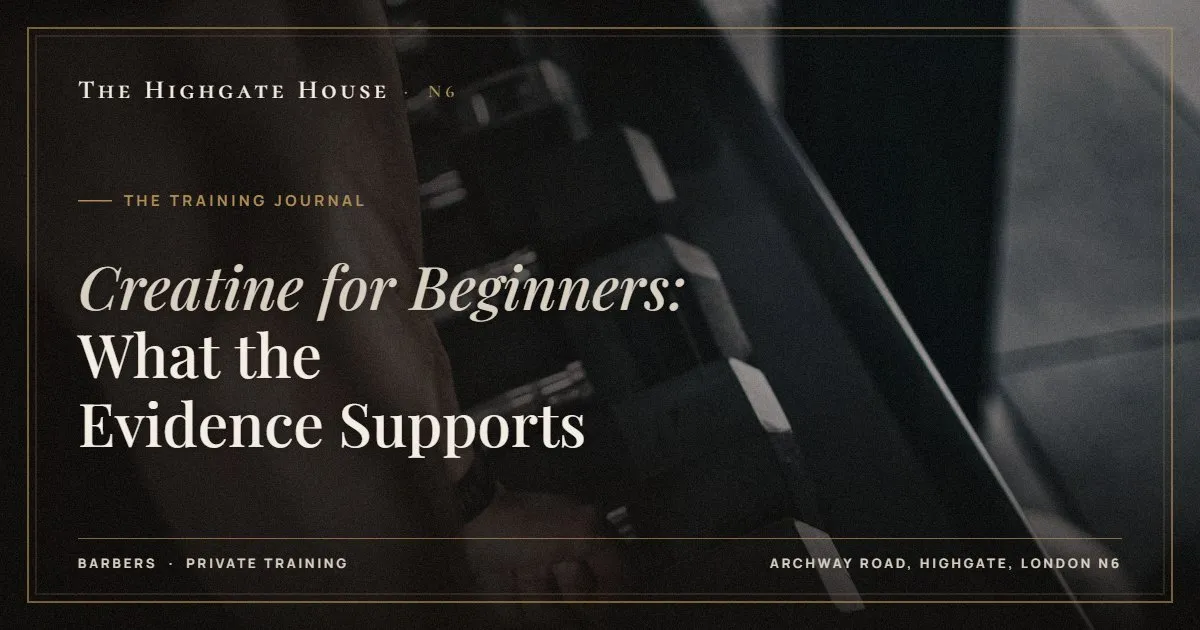 Creatine for Beginners: What the Evidence Supports - The Training Journal, The Highgate House, Highgate N6