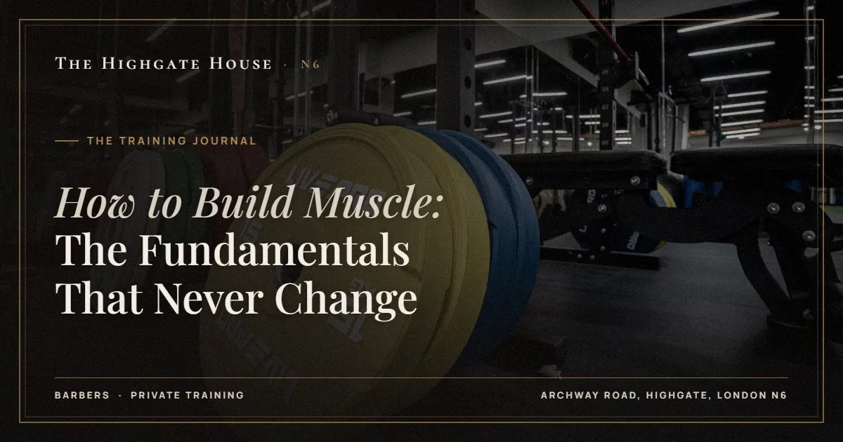 How to Build Muscle: The Fundamentals That Never Change - The Training Journal, The Highgate House, Highgate N6