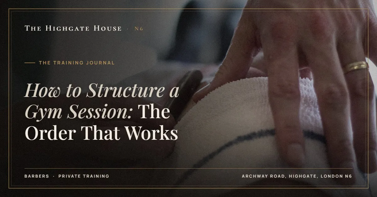 How to Structure a Gym Session: The Order That Works - The Training Journal, The Highgate House, Highgate N6
