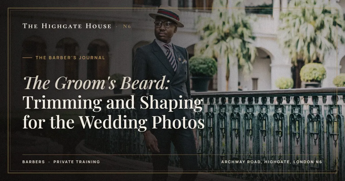 The Groom's Beard: Trimming and Shaping for the Wedding Photos - The Barber's Journal, The Highgate House, Highgate N6