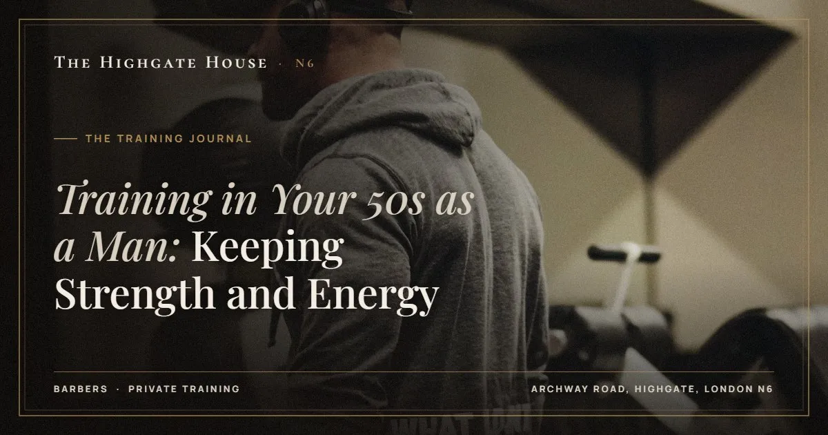 Training in Your 50s as a Man: Keeping Strength and Energy - The Training Journal, The Highgate House, Highgate N6