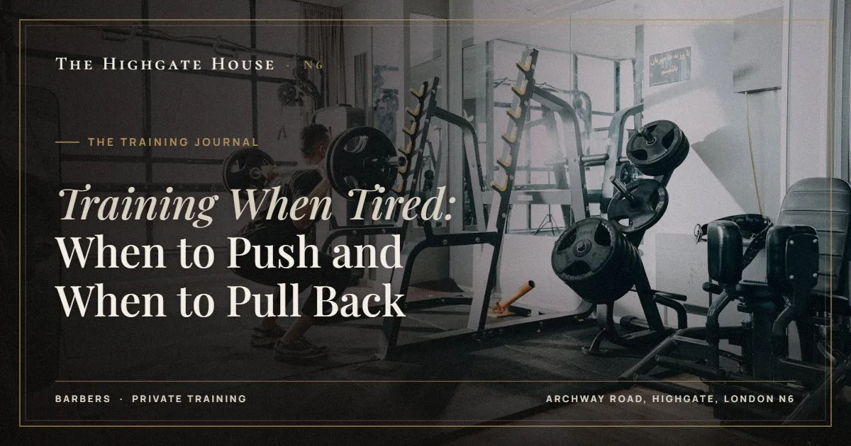 Training When Tired: When to Push and When to Pull Back - The Training Journal, The Highgate House, Highgate N6