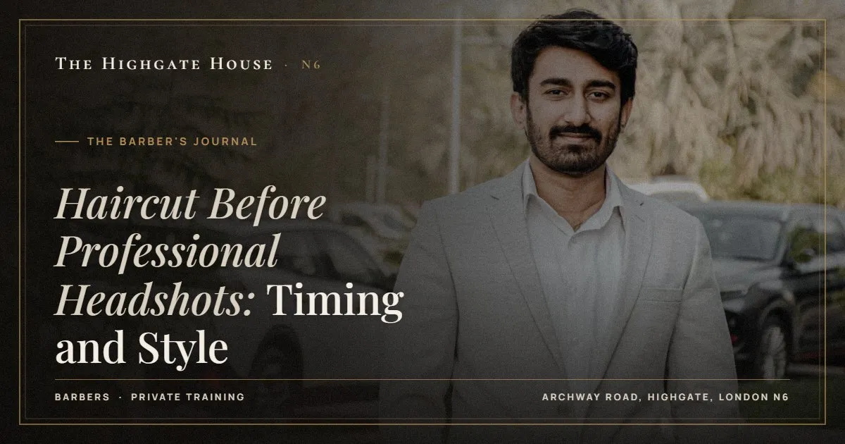 Haircut Before Professional Headshots: Timing and Style - The Barber's Journal, The Highgate House, Highgate N6