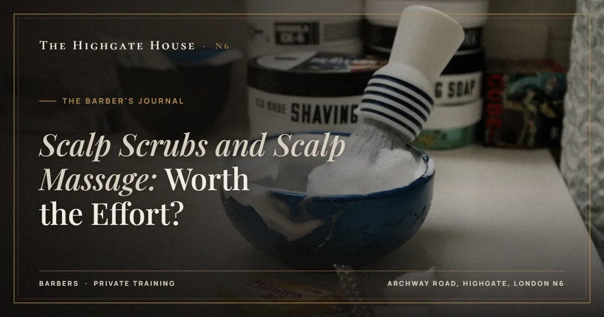 Scalp Scrubs and Scalp Massage: Worth the Effort? - The Barber's Journal, The Highgate House, Highgate N6