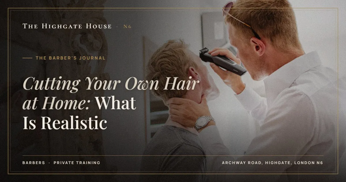 Cutting Your Own Hair at Home: What Is Realistic - The Barber's Journal, The Highgate House, Highgate N6