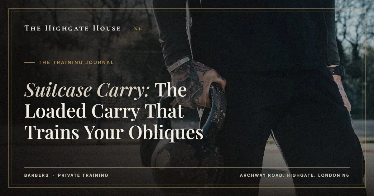 Suitcase Carry: The Loaded Carry That Trains Your Obliques - The Training Journal, The Highgate House, Highgate N6
