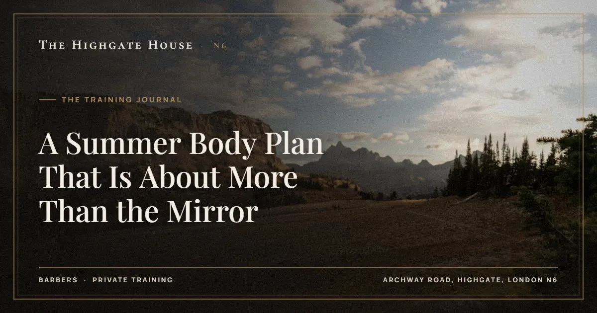 A Summer Body Plan That Is About More Than the Mirror - The Training Journal, The Highgate House, Highgate N6
