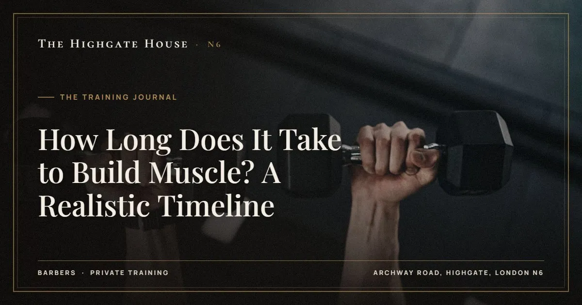 How Long Does It Take to Build Muscle? A Realistic Timeline - The Training Journal, The Highgate House, Highgate N6