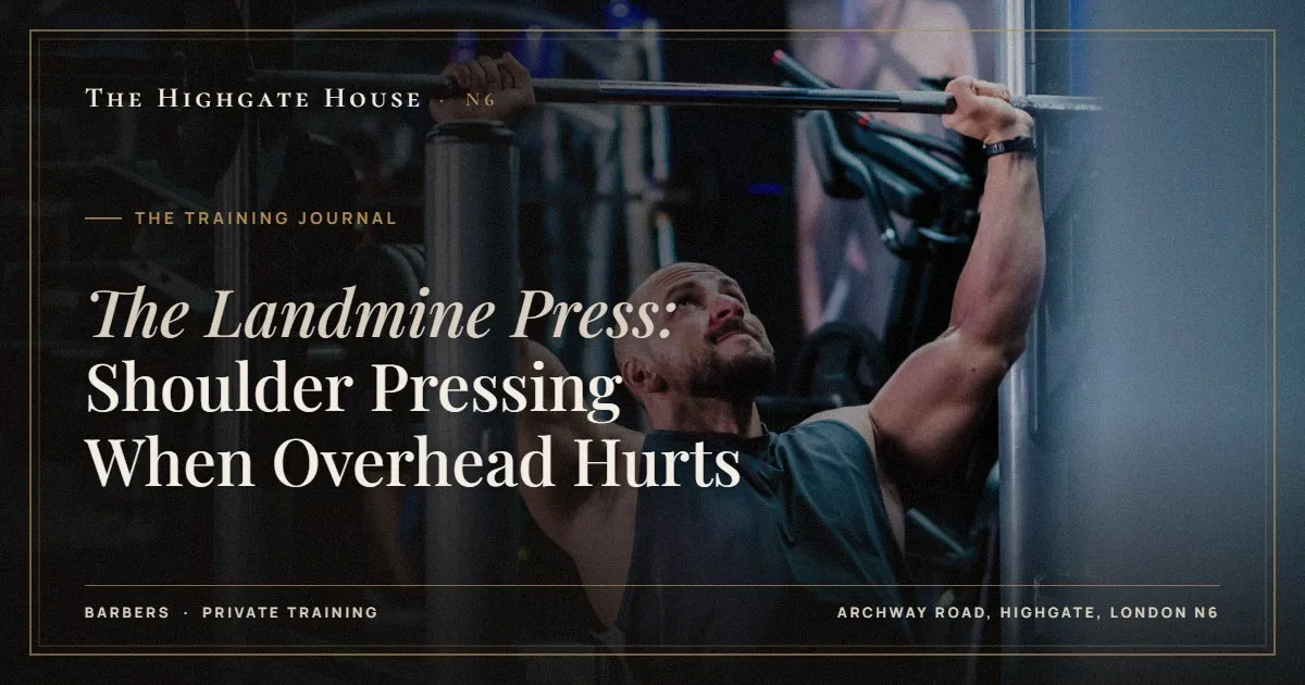 The Landmine Press: Shoulder Pressing When Overhead Hurts - The Training Journal, The Highgate House, Highgate N6